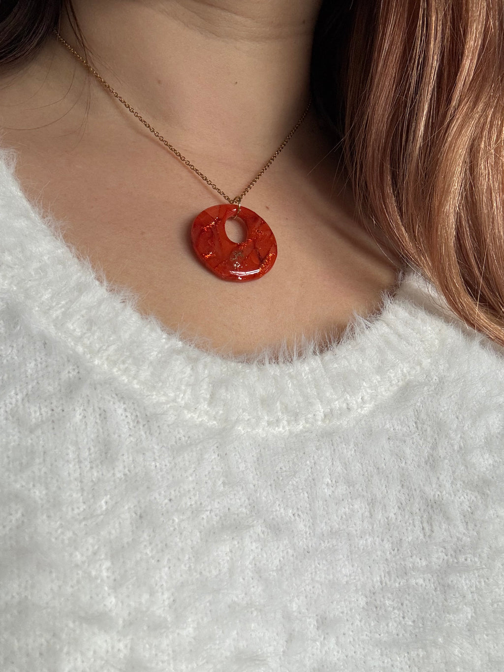 Collier orange