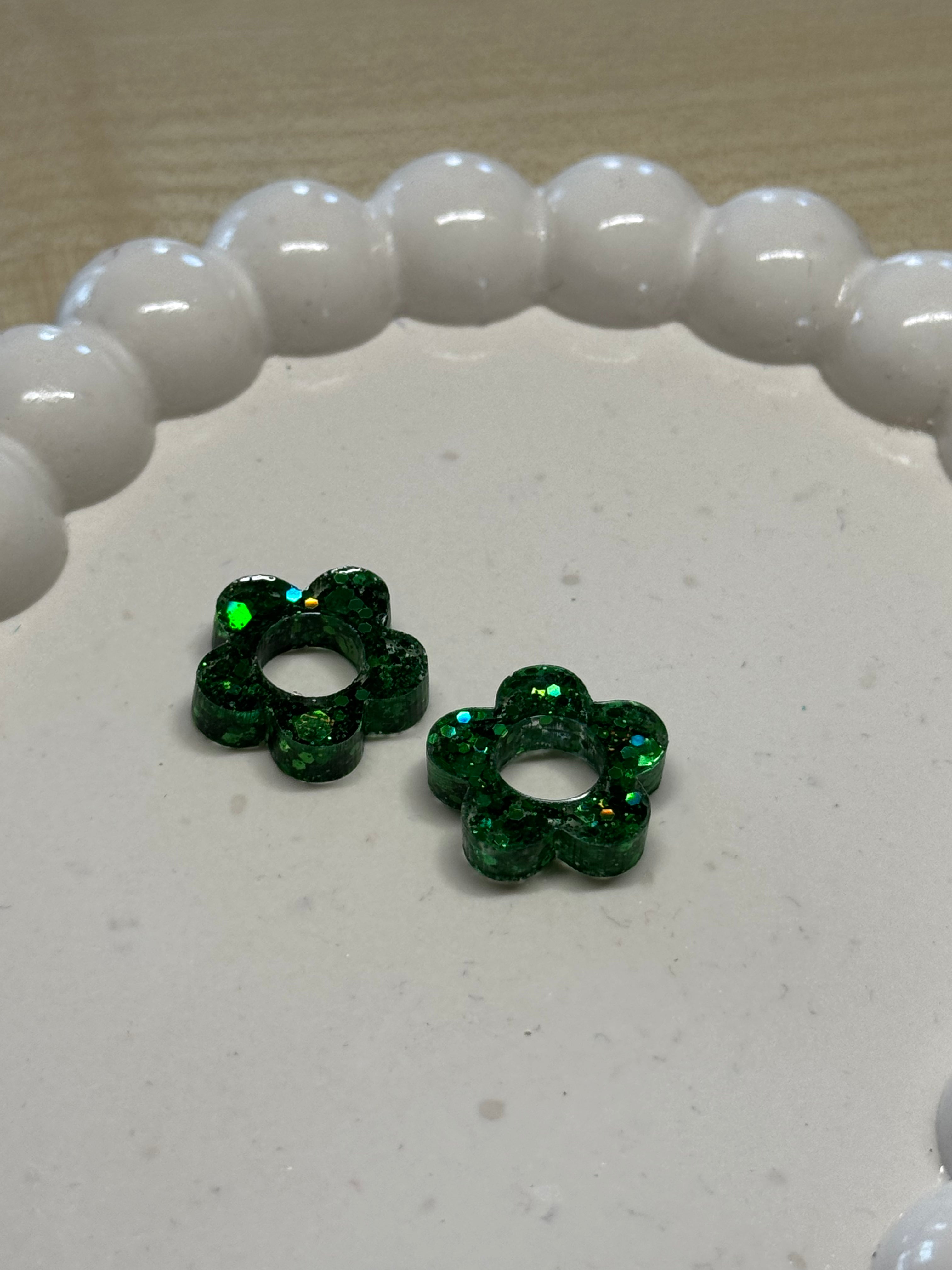 Paillettes vertes
