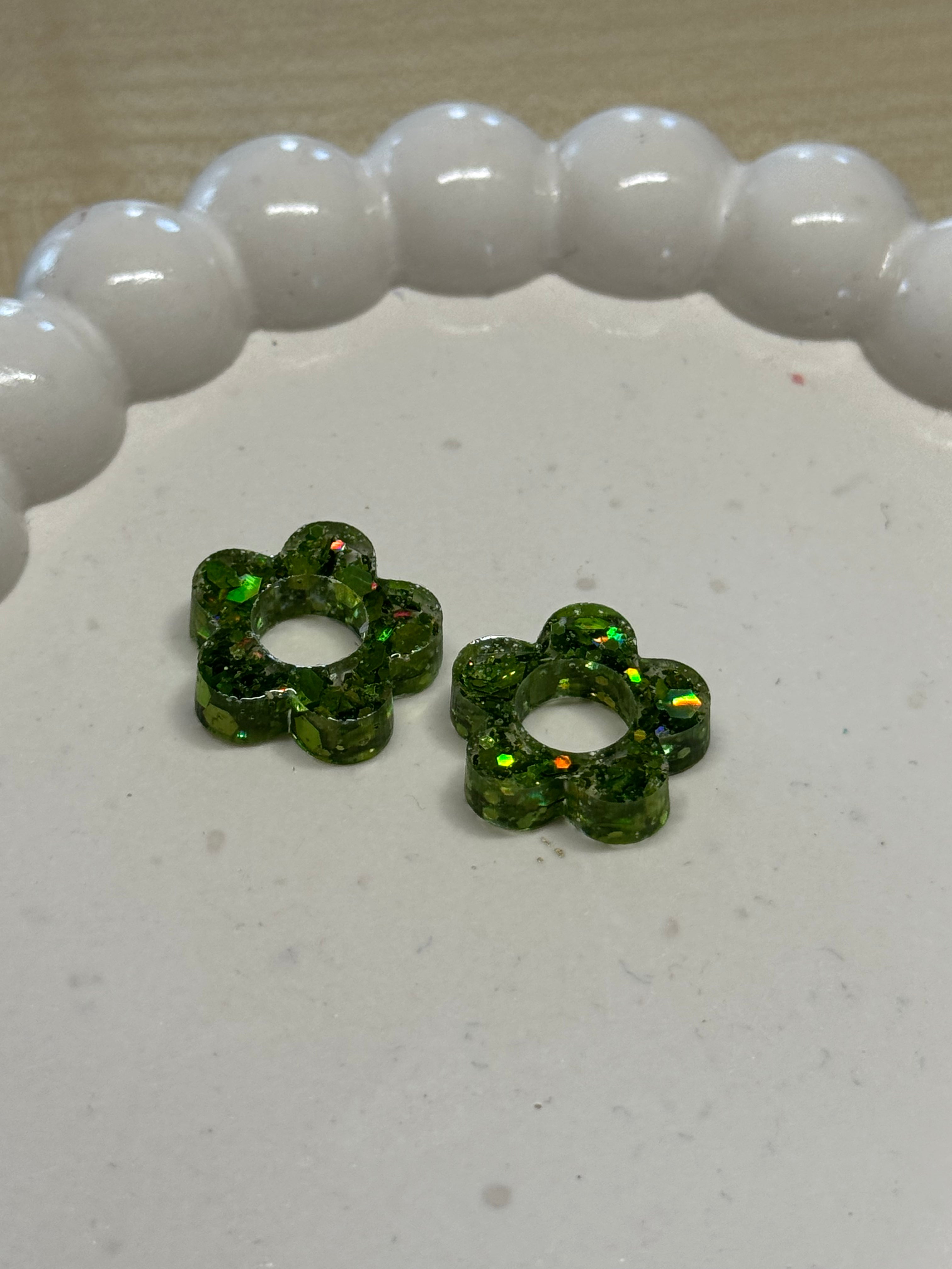 Paillettes vert clair