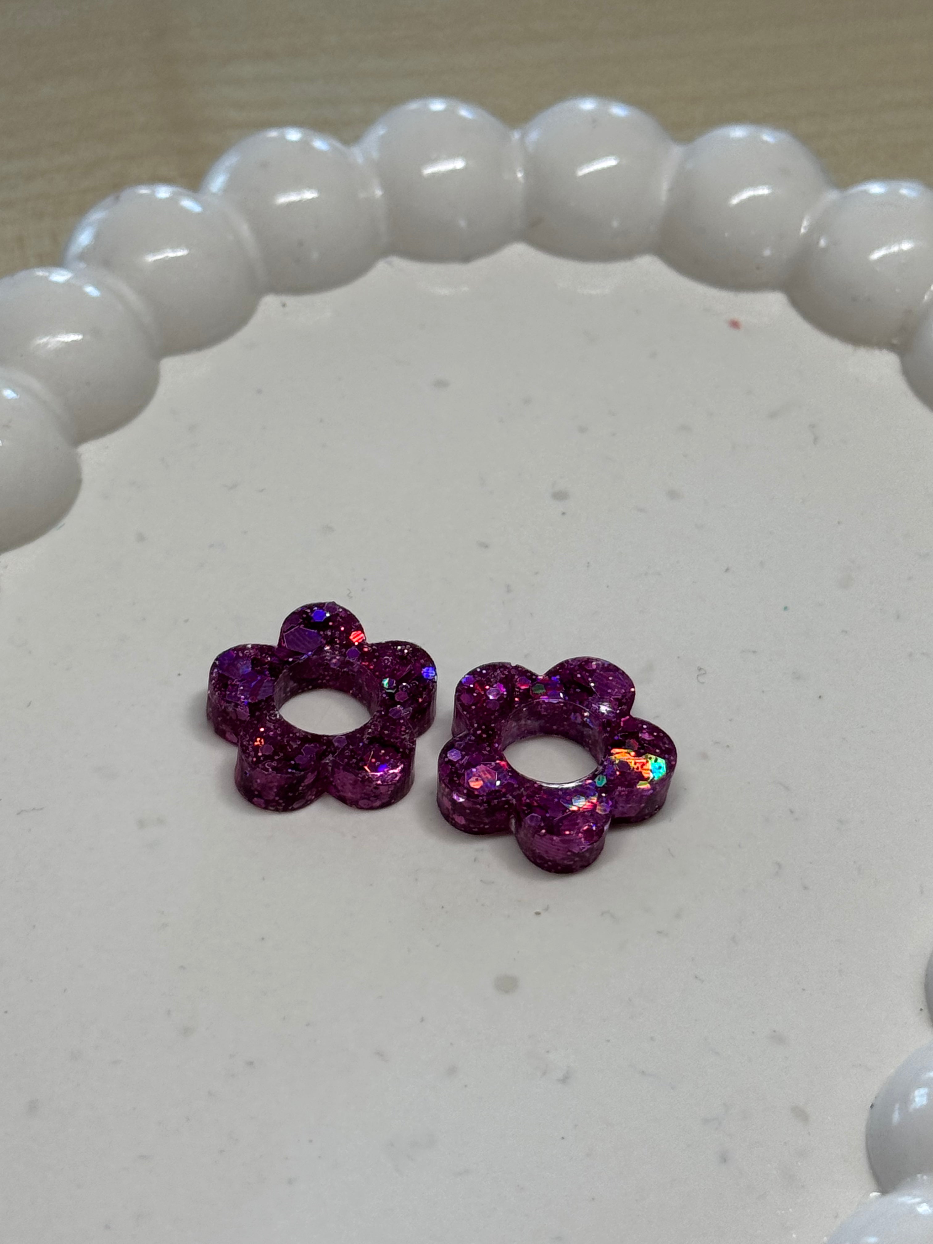 Paillettes violet clair