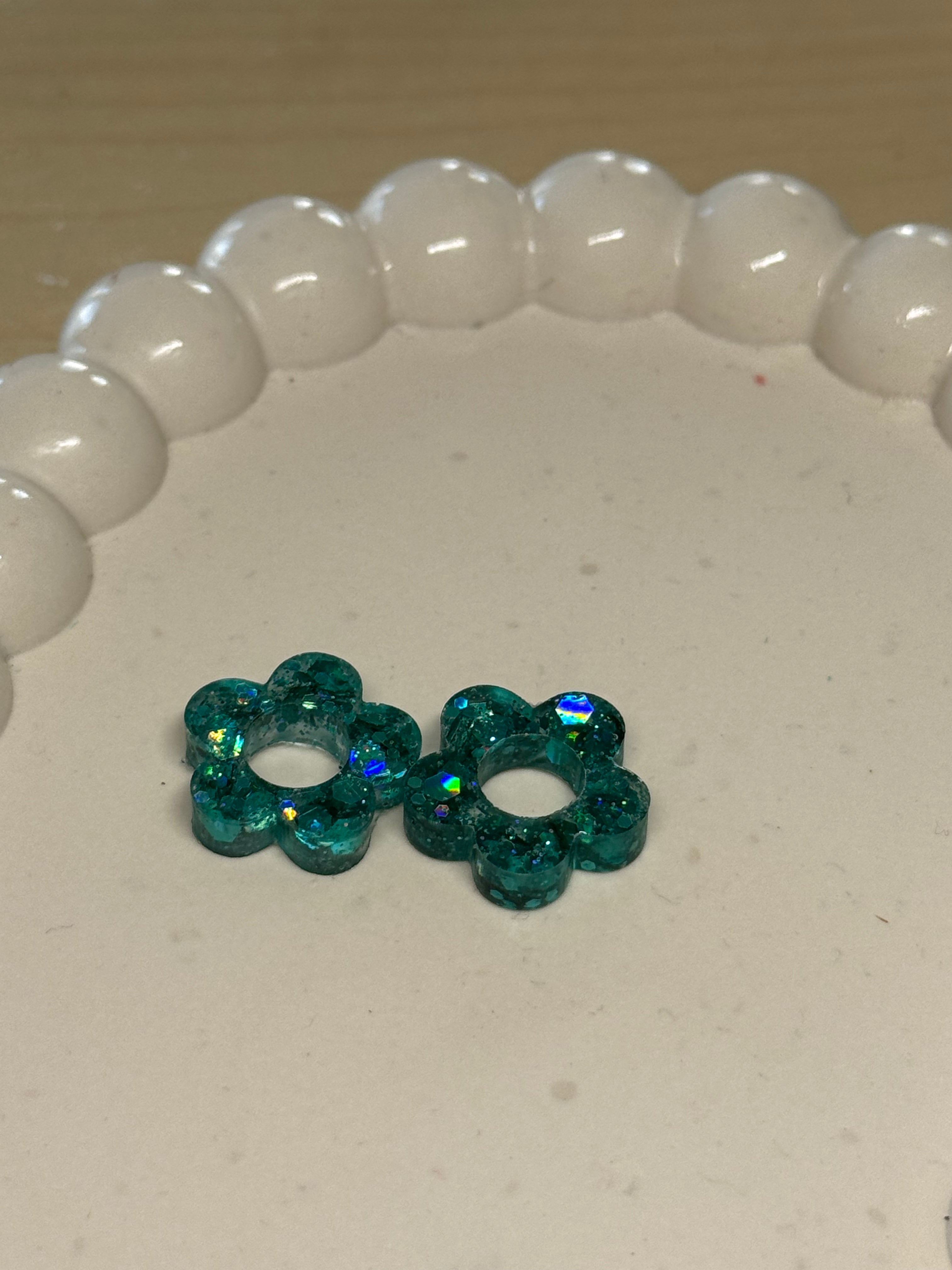 Paillettes bleu clair