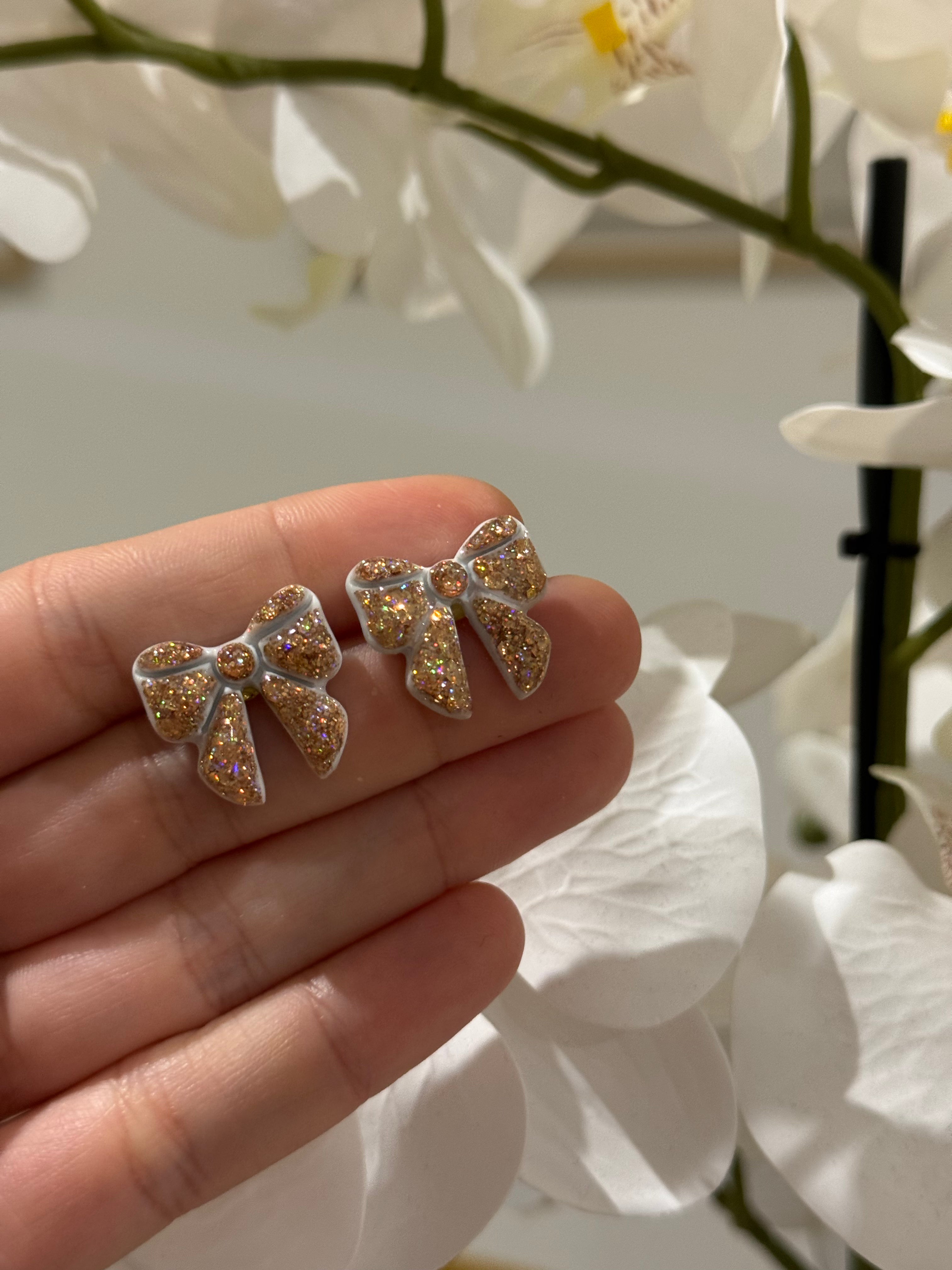 Gros noeud pailleté