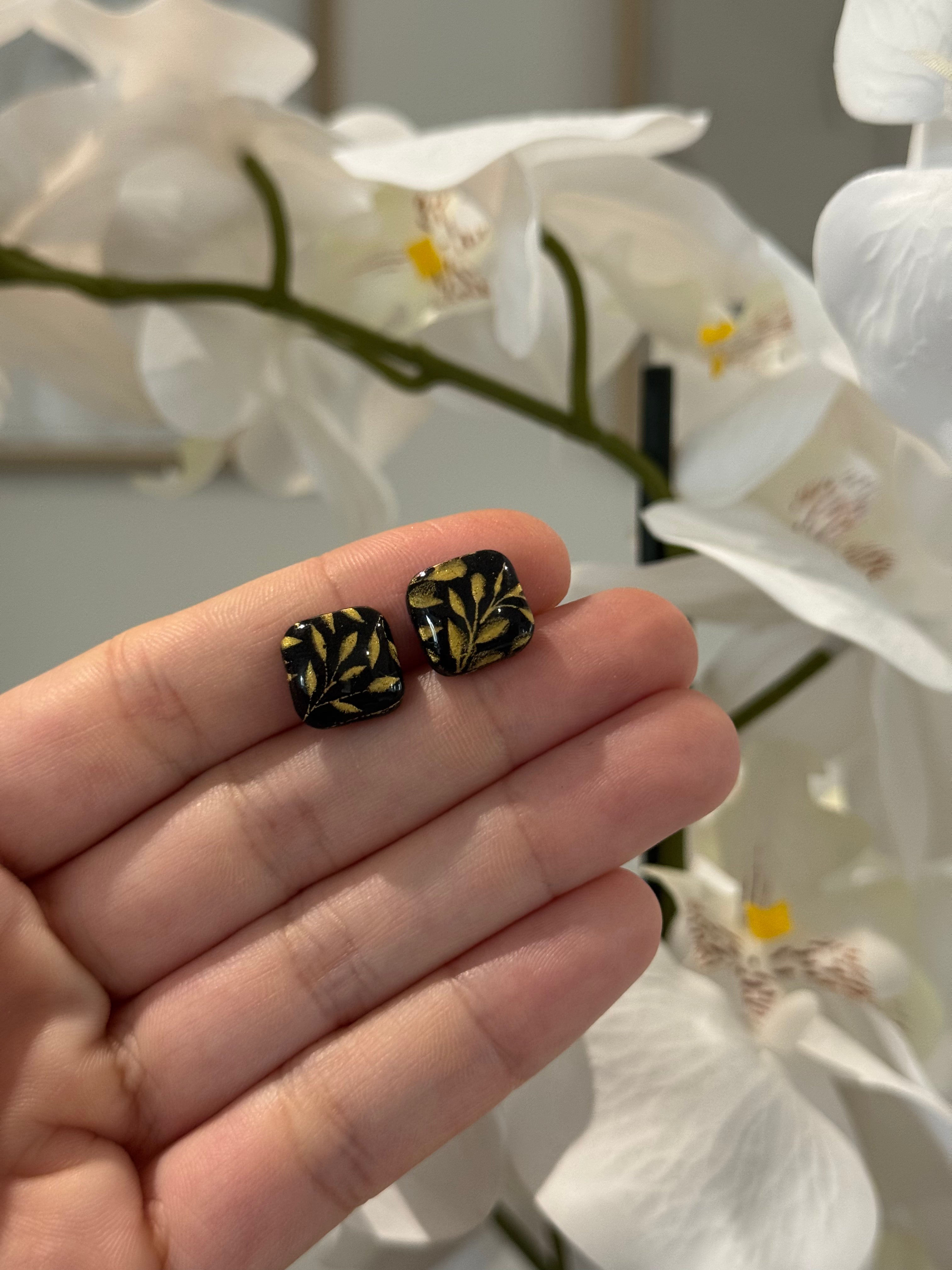 Puce carrée imprimée