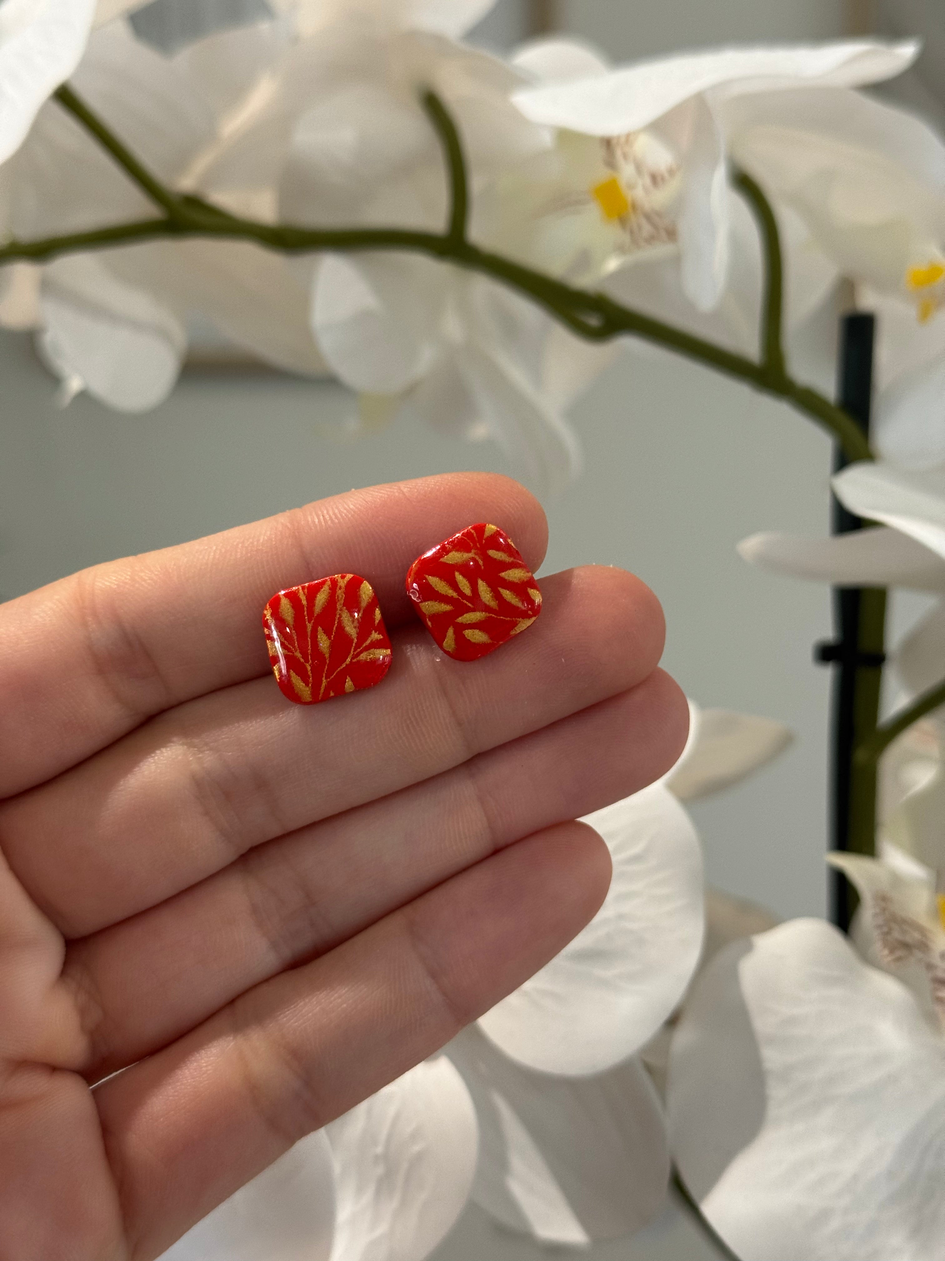 Puce carrée imprimée