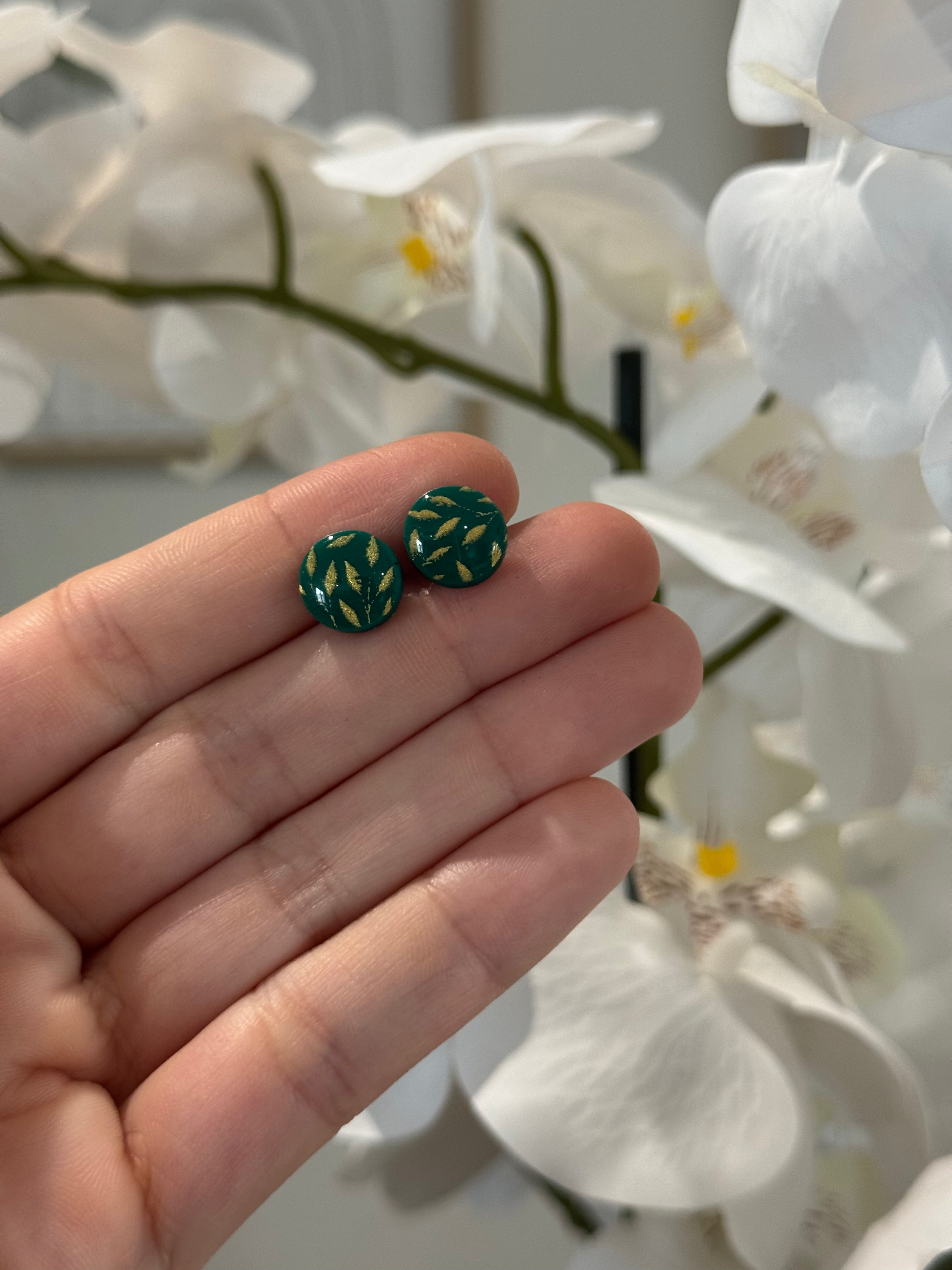 Puce ronde imprimée