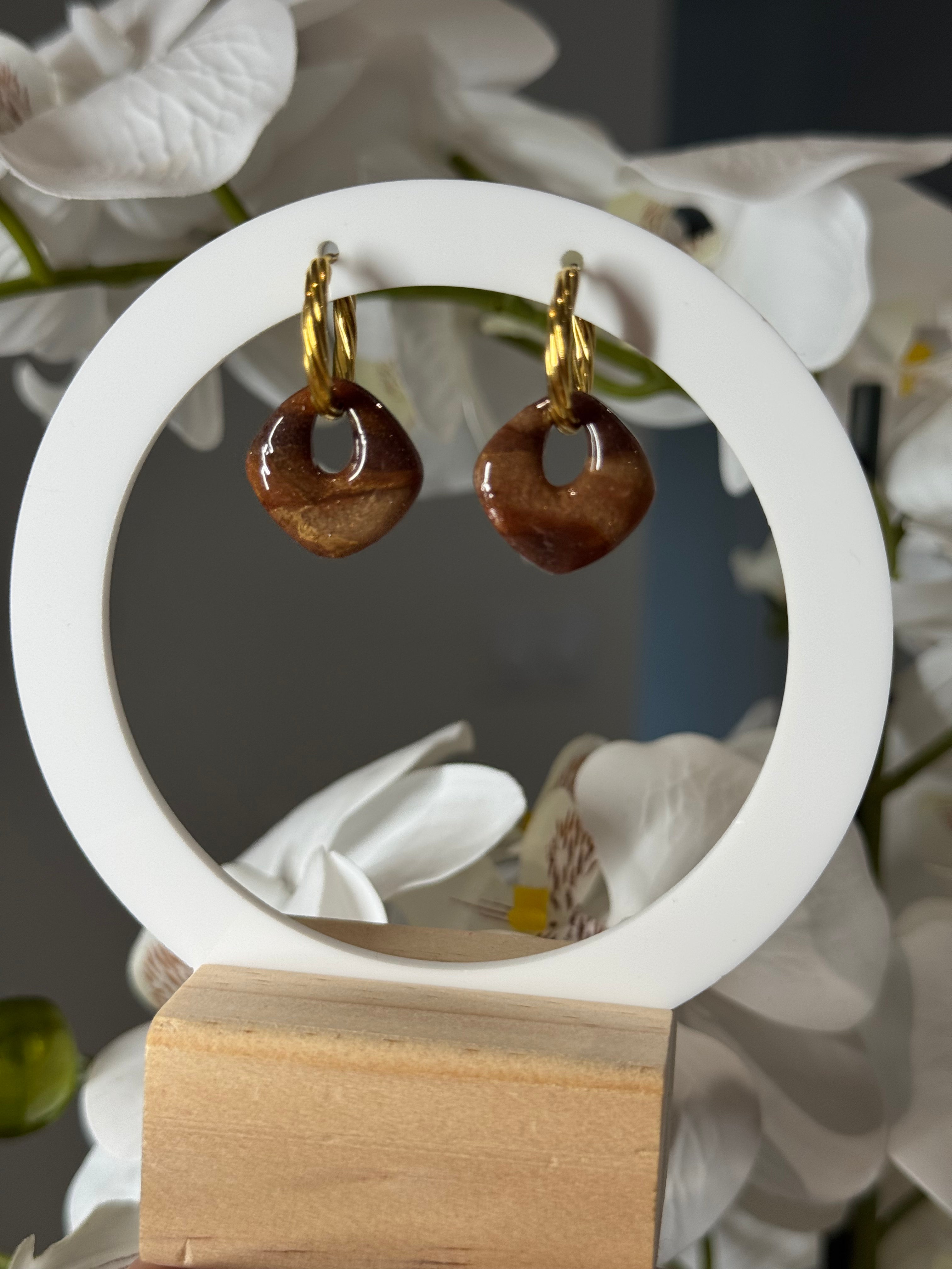 Nina marron tricolore