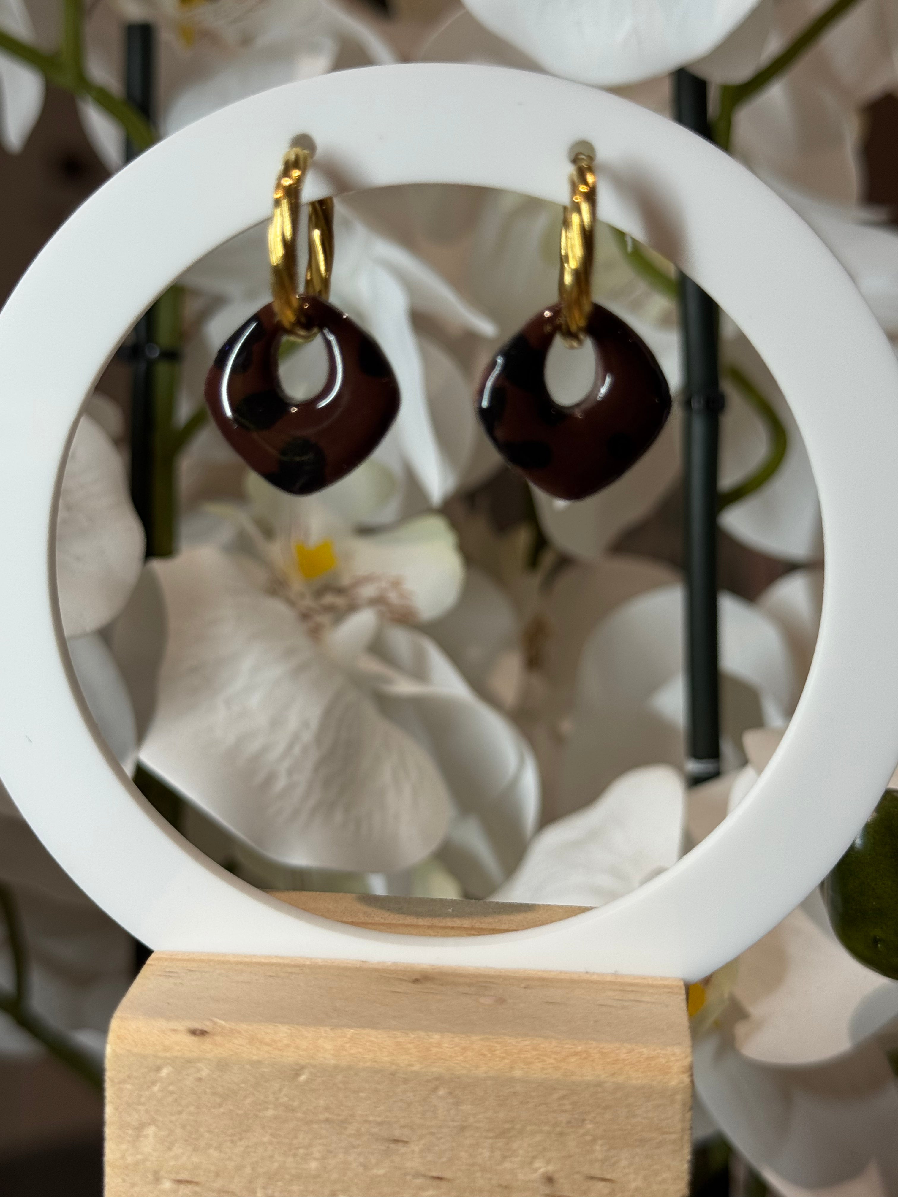 Nina léopard marron