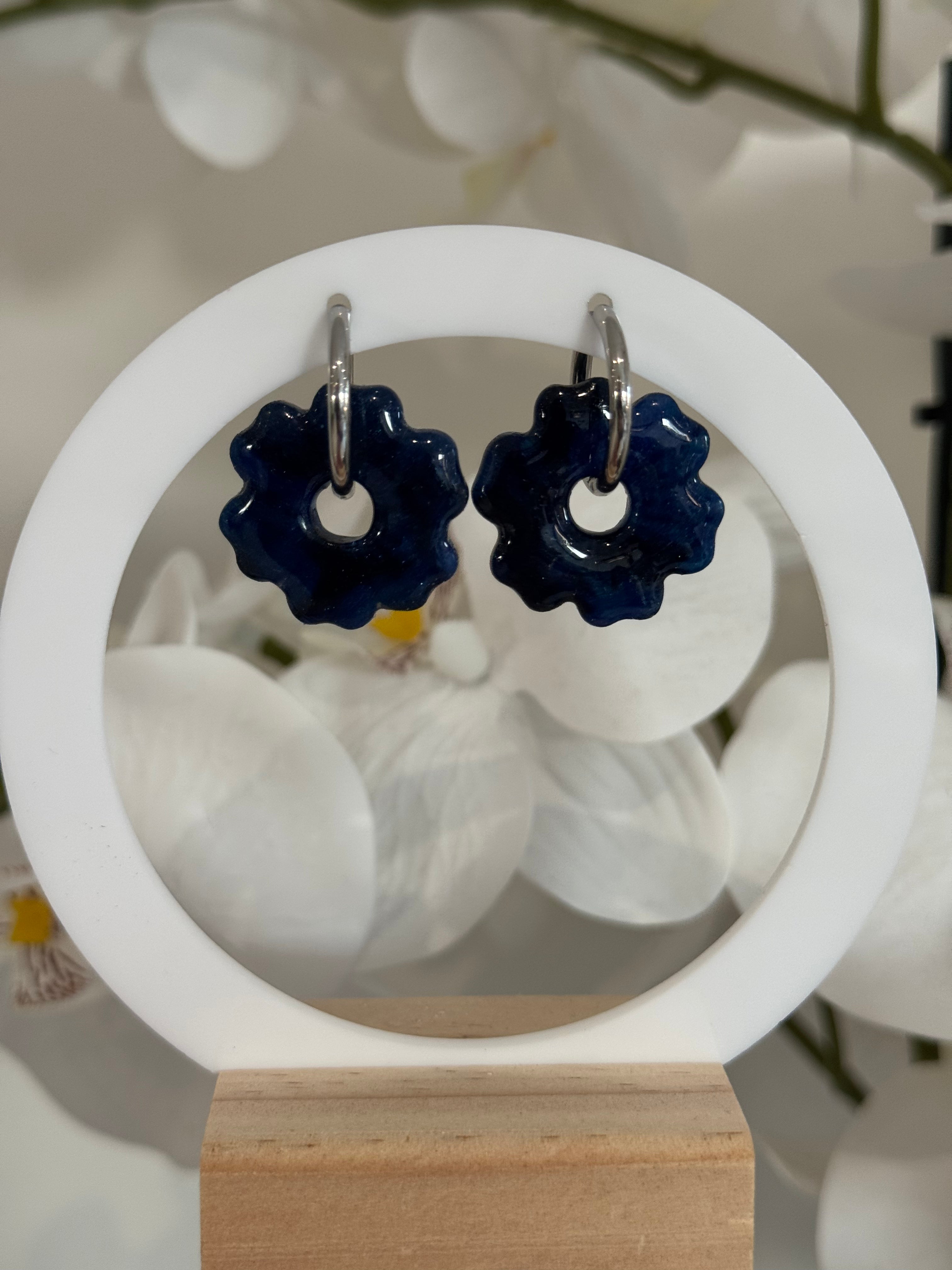 Camélia bleu saphir