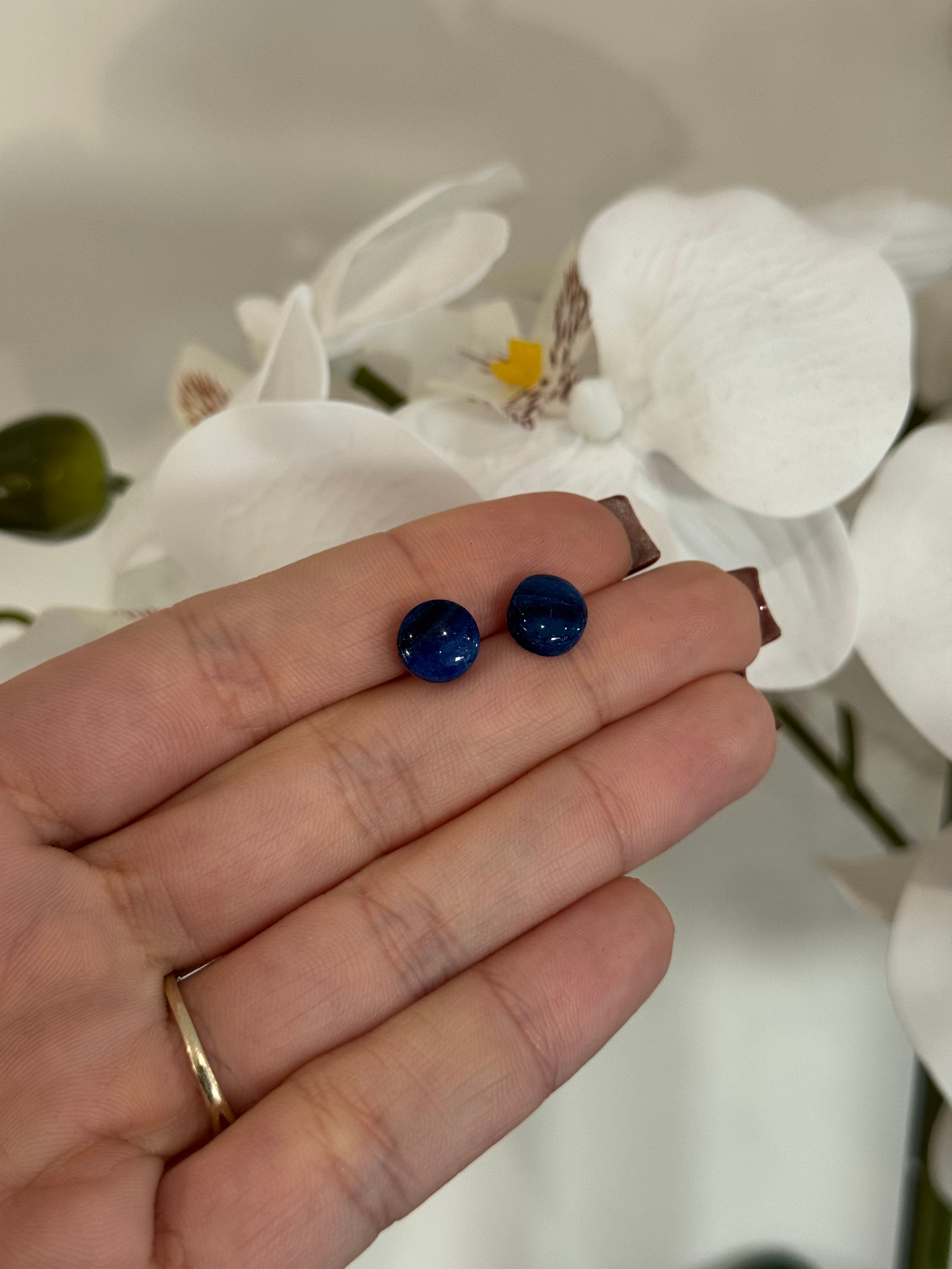 Mini puce bleu saphir