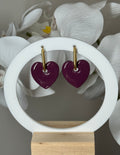 Gros coeur bordeaux
