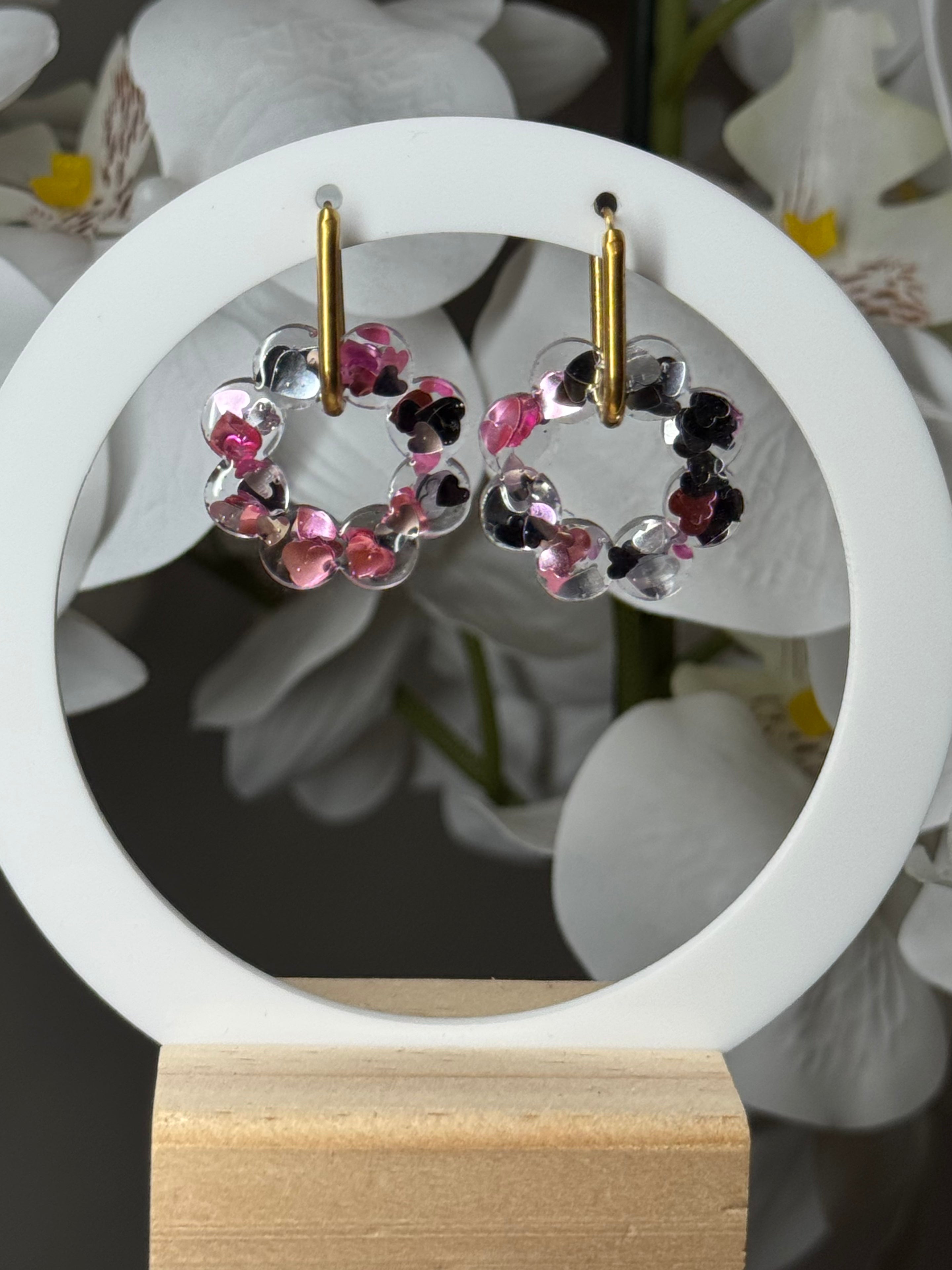 Bulle résine coeurs