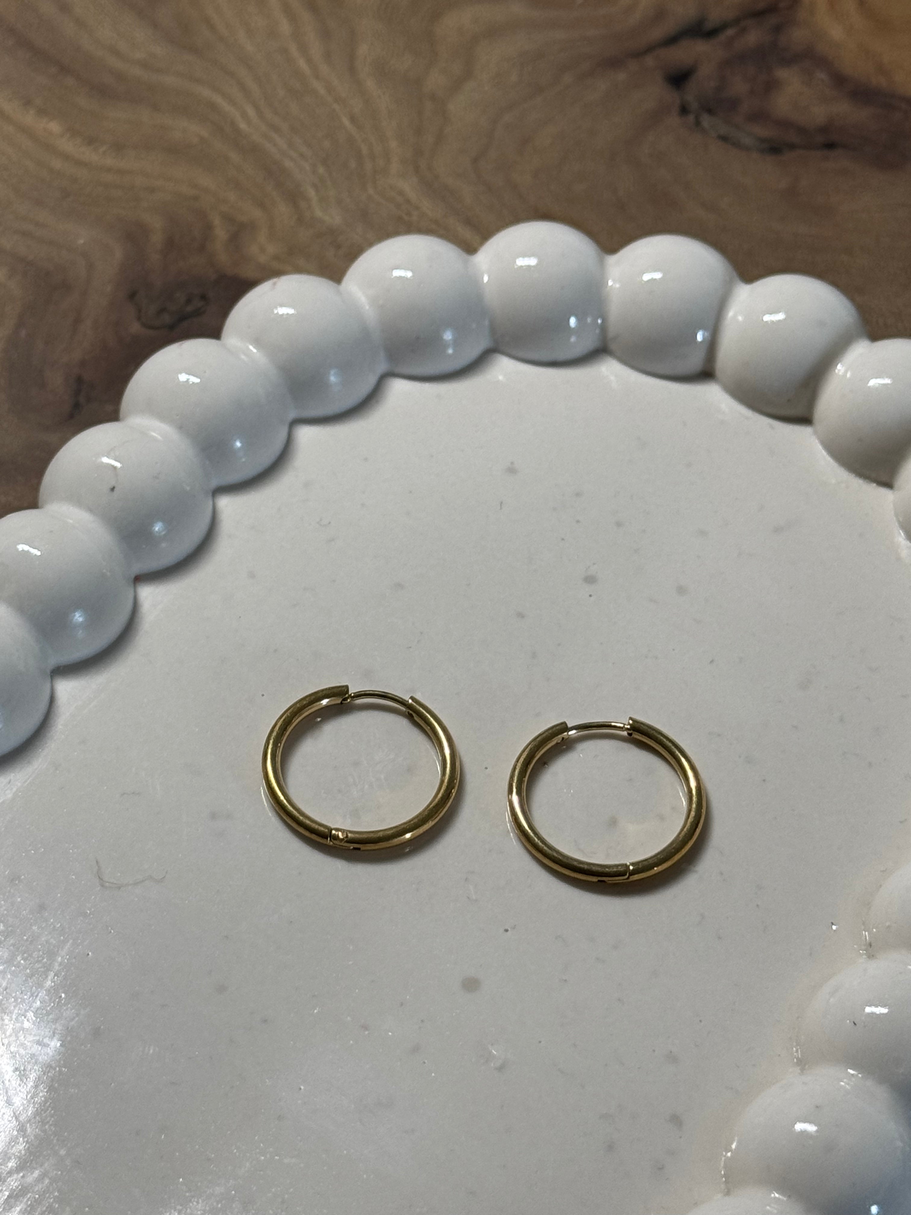 Créoles dorée 20mm