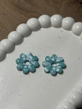 Marguerite motif blanc